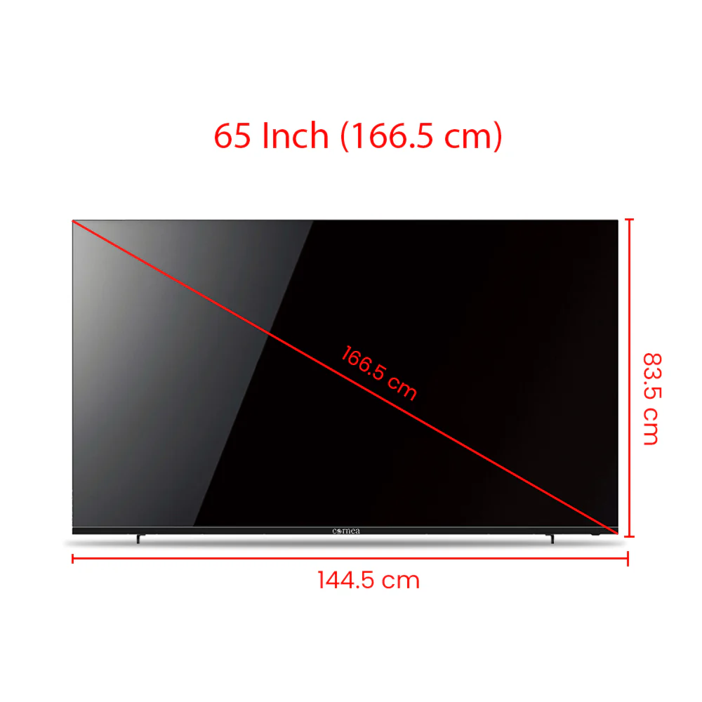 65 inch tv dimensions